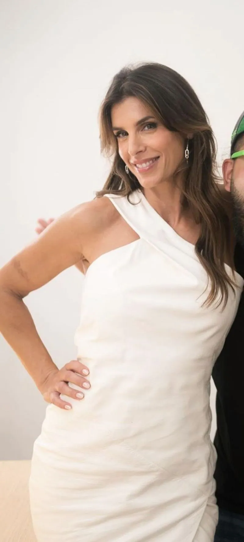 ELISABETTA CANALIS PHOTOSHOOT IN WHITE DRESS2